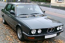 BMW E28 1981 BMW tweede generatie 5-serie