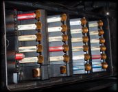 zekeringkast met torpedo zekeringen fusebox