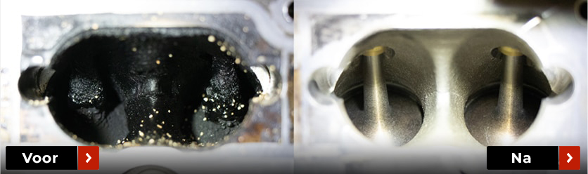 inlaat stralen reinigen